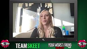 Kay lovely shares christmas backstage interview secrets with team skeet