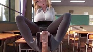 Foot Fetish Anime Hentai featuring hardcore sex