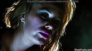 shyla stylezs fetish masturbation with big tits blonde ass pussy boobs smoking