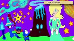 Rosalina Pees On Shy Guy And Blue Witch.