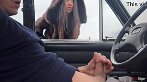 i got a wild handjob from a stranger through my car window in public parking