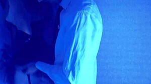 Stella Cardo blows Stephan's monster cock in Death Note cosplay.