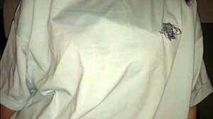 asian couple in midnight car, getting so excited with wild sex