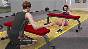 pale carnations anime girl masturbates outdoors with toys.