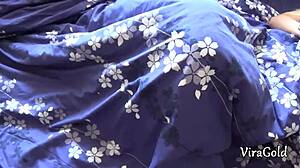 Blonde Stepsister Jessi Gold Receives Intense Fucking And Blowjob From Stepbrother In Parents' Bedroom