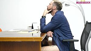 Caught at work with interracial bareback assfucking!