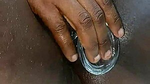 Ebony Super Squinting Solo With Huge Tits And Toys