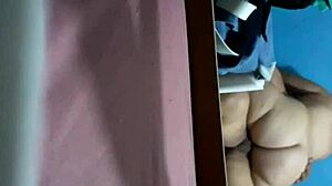 Big ass Latina applauds hard while getting fucked with cock and tits bouncing