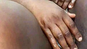 Ebony Super Squinting Solo With Huge Tits And Toys