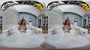 During game day, jordyn falls, the curvy black pornstar, gets fucked in virtual reality