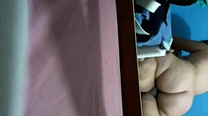 Big ass Latina applauds hard while getting fucked with cock and tits bouncing