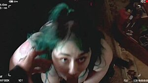 Usagi sucks cock bent over gets fucked hard and cums loudly