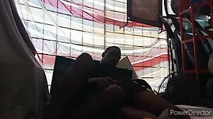 Hey, watch this teen 18+ bent over in doggystyle quickie with big black cock! 😈