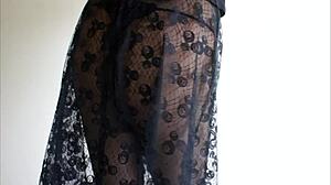 Sexy woman in sheer pantyhose