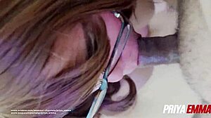 Priya Emma Swallows Cumshot in Fantastic Blowjob