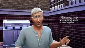 Sims 4 Seniors Engage In Intimate Encounters