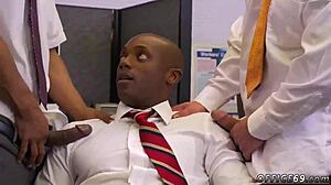 Straight Fat Teen Male Gets Gay Porn In HR Meeting