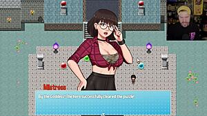 I broke character during roleplay house chores with cumshot and facial