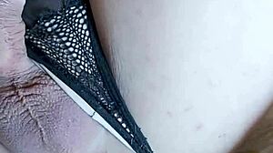 Black Shemale Fills Boss's Ass with Cum on Saturday Morning