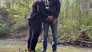 Summer cumshot compilation with mature lactating women in public outdoor handjobs