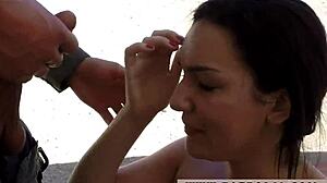 Fake cop brazilian first time sweet black-haired paisley parker was caught in outdoor uniform scene