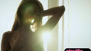 Beautiful Nancy Delivers Intense Solo Masturbation in a Steamy Scene. Her Fingers Work Magic in This Sensual Display.