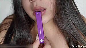 Damn! Check Out These Massive Tits While I Smoke for You!