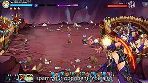 Hero by Chance Warlord in Cheap Hentai Tower Defense Game with Boobs