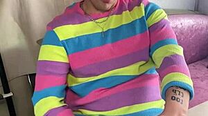 Horny College Guy Chats and Masturbates on Instagram