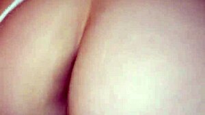 In this scene, she receives a creampie in her ass.