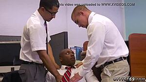 Straight Fat Teen Male Gets Gay Porn In HR Meeting