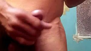 Is this Indonesian guy sucking while bathing, teasing you with every move?