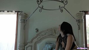 interviewed pornstar flaunts her body, care to see her small tits?