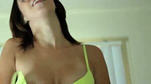 Feeling the Passion in Brunette's Sloppy Blowjob Session!