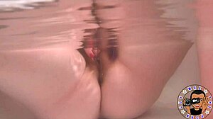 Wow, Molly takes us underwater for a wild solo session making herself cum!