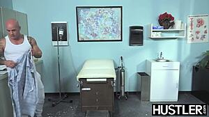 Latina nurse Sadie Santana's holes stretched hard