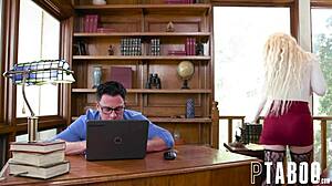 Can Seth Gamble Resist Skylar Vox's Big Titty Temptation?