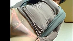 look at that shemale's skirt blowing in the wind!