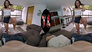 i star in vrlatina - beautiful little 18+ latina first porn scene vr