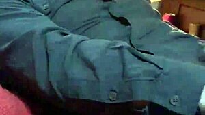 Amateur man strokes his big cock slowly for Bianca