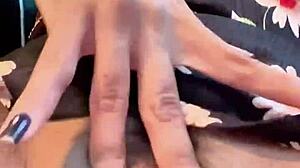 Guided self-pleasure session with caring girlfriend