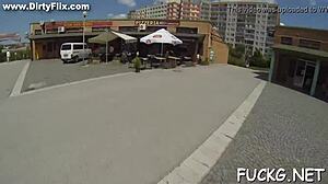 Naïve Gal Receives Blowjob and Gets Banged in Missionary on Hidden Webcam