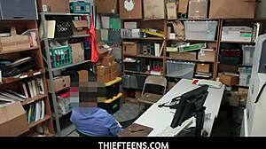 Innocent Girls Fucked by Security Officer in Uniform