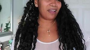 Latina With Big Tits Gives Jerk Off Instructions In Doggystyle Pose