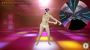 Part 1 of week 5 VR dance workout, getting to expert level with sexy moves