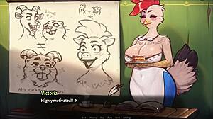 My Pig Princess Hentai Girl Teaches Anatomy With Naked Body