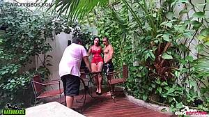 Elisa Sanches Prepares Big Ass For Hector Vanille's Cock