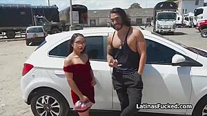 I drilled that oily latina amateur everywhere during the casting interview