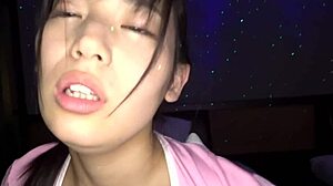 POV sex with cute high school girl in uniform