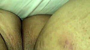 Feet wife pleasures herself